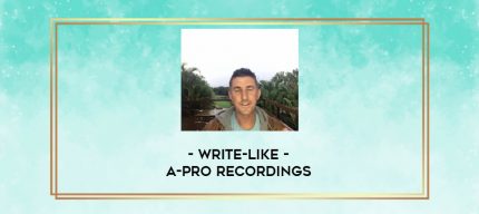Write-Like-A-Pro Recordings digital courses