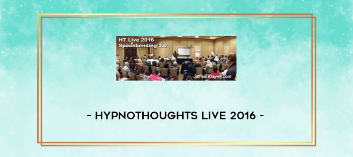 Hypnothoughts Live 2016 digital courses