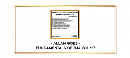 Allan Goes - Fundamentals Of Bjj Vol 1-7 digital courses