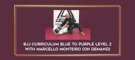BJJ Curriculum Blue to Purple Level 2 with Marcello Monteiro (On Demand) Online courses